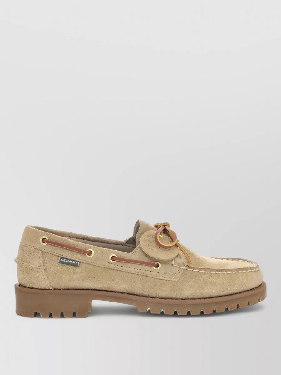 Sebago suede leather boat shoes