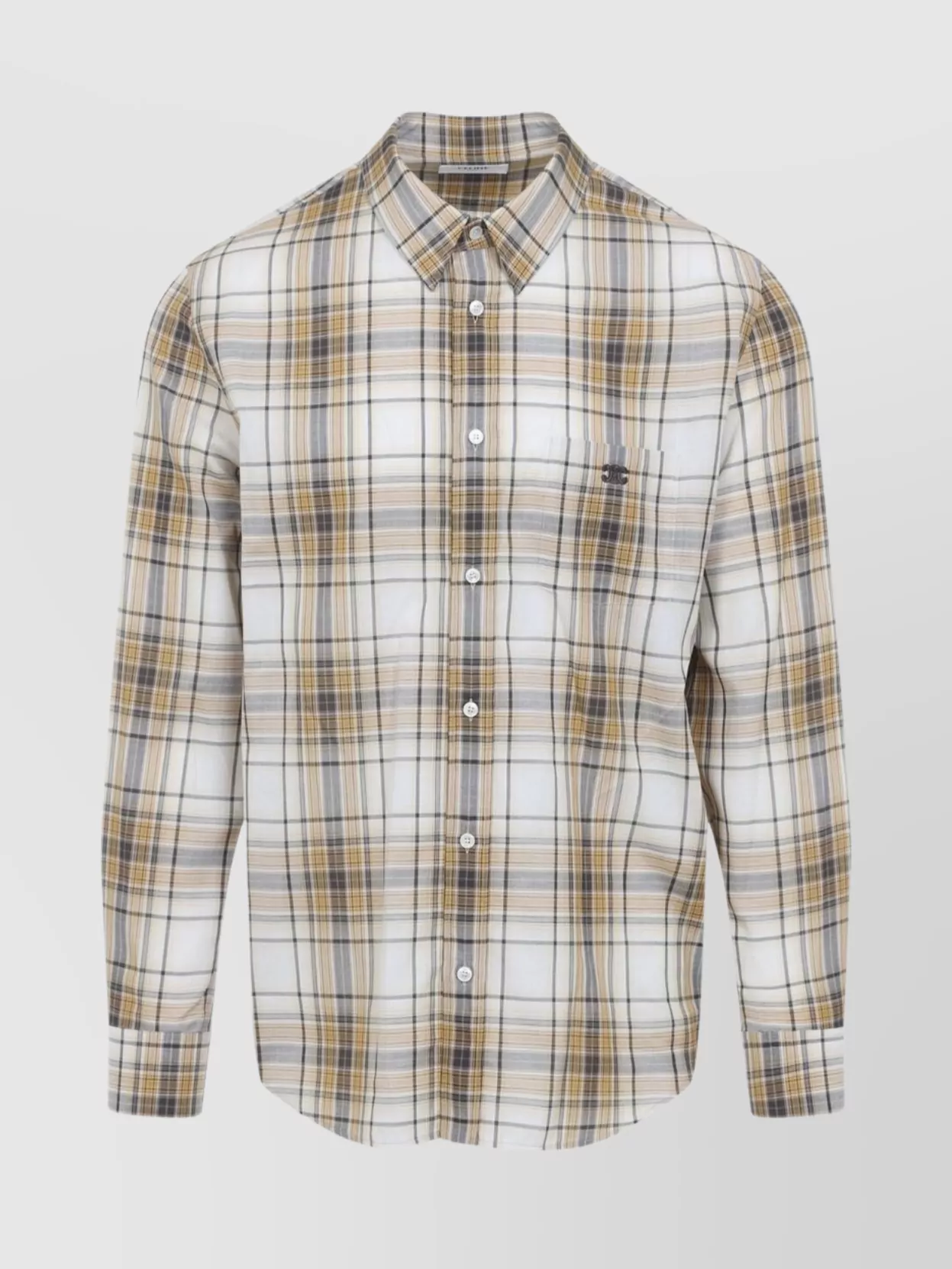 Celine Relaxed Fit Button-Down Collar Long Sleeve Shirt