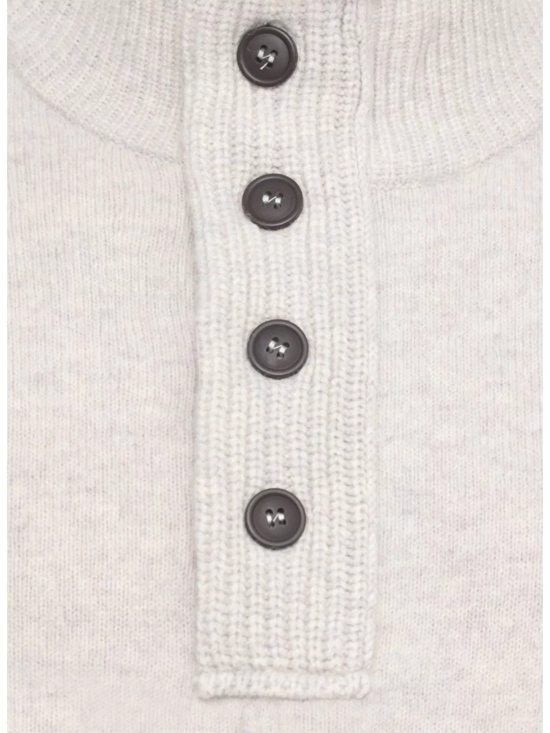 Barbour Buttoned High Neck Sweater
