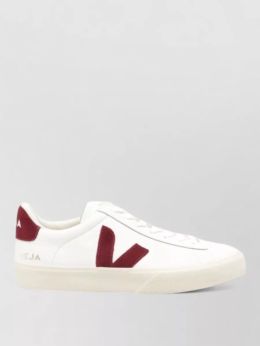 Veja Leather Lace-Up Sneakers