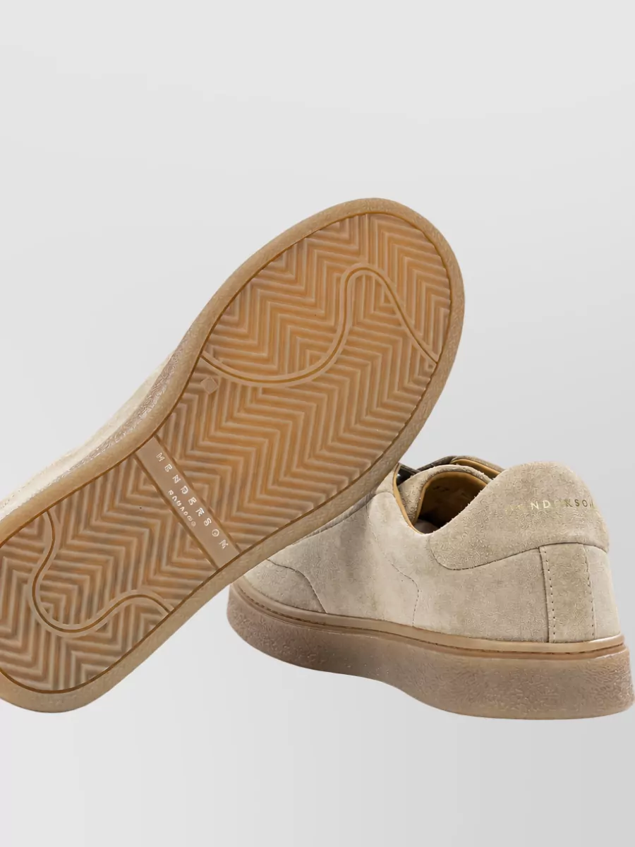 Henderson Baracco Lace Up Sneakers Suede Upper Rubber Sole