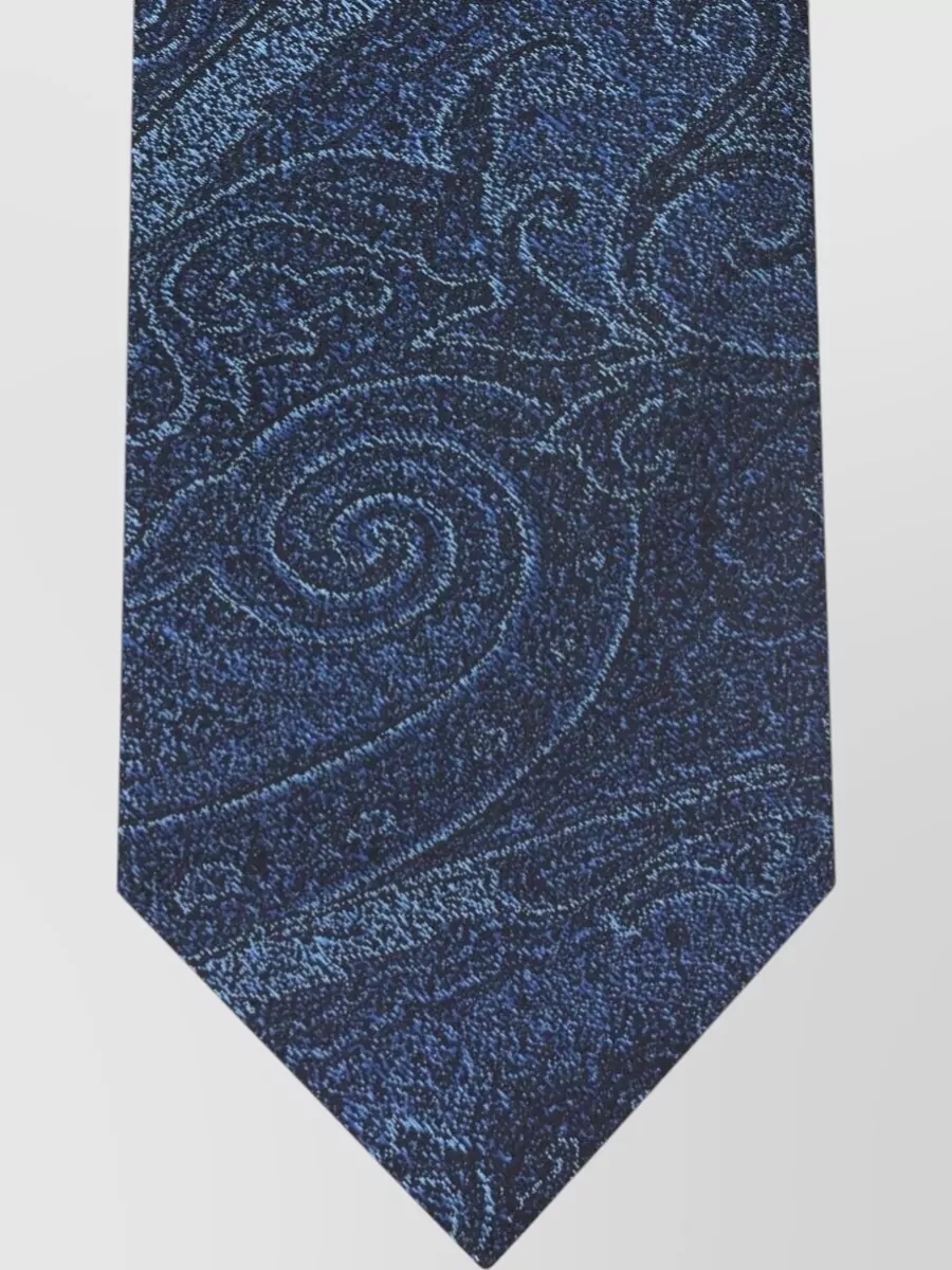 Etro Silk Jacquard Tie Arnica Motif Paisley
