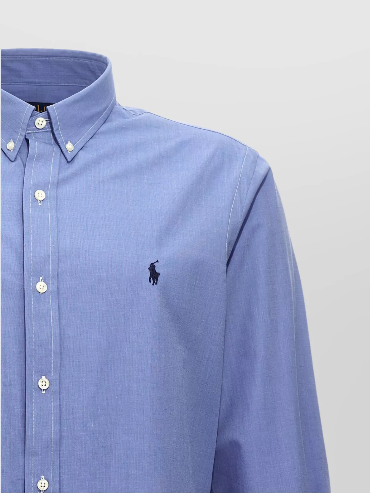 Polo Ralph Lauren "Tailored" Button-Down Collar Shirt With Pleated Back