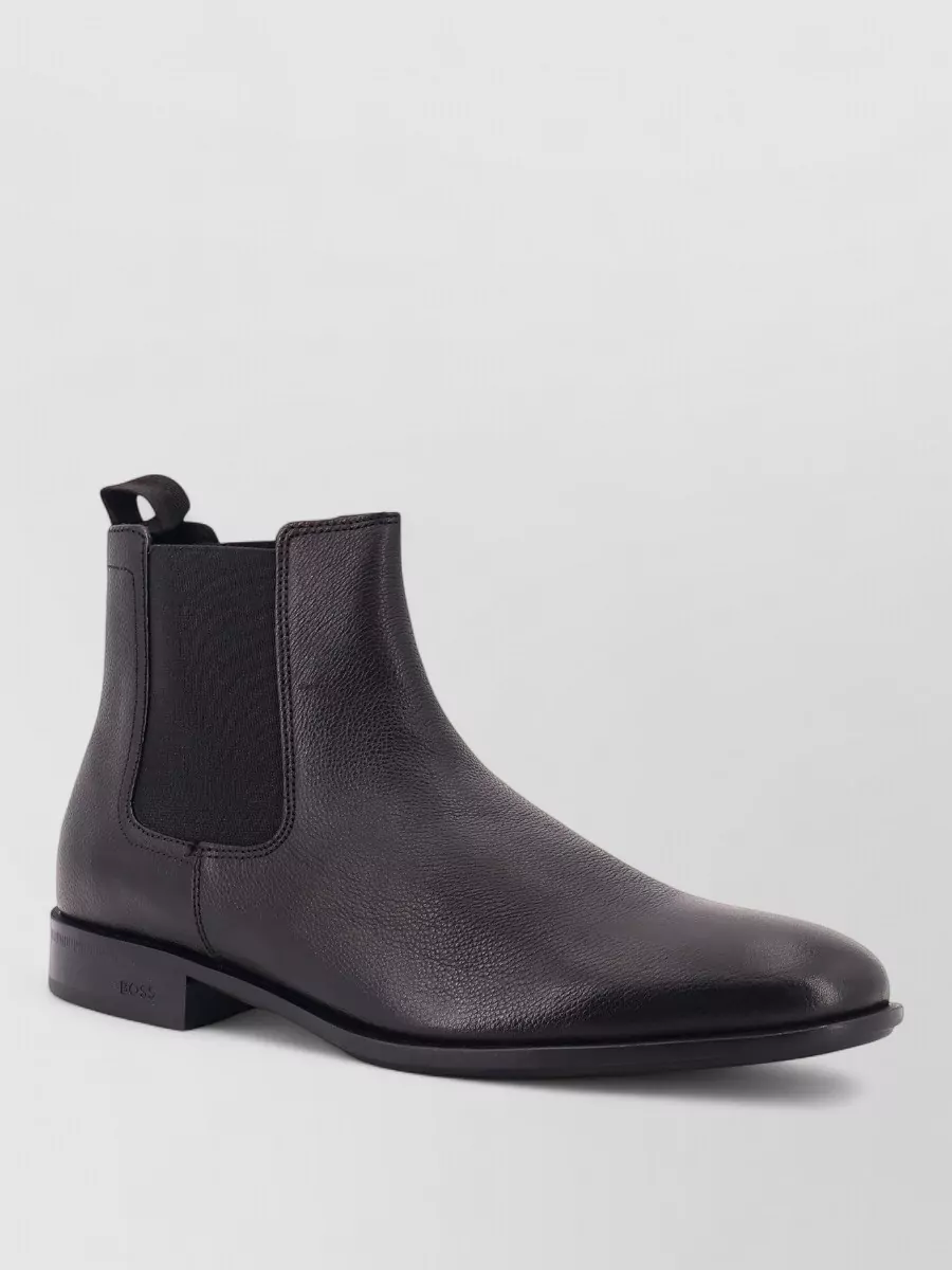Boss leather ankle boots