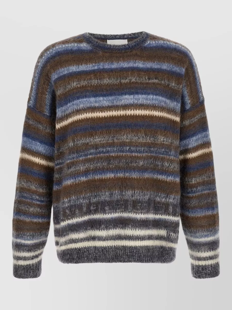 Isabel Marant virgin wool striped crew neck sweater