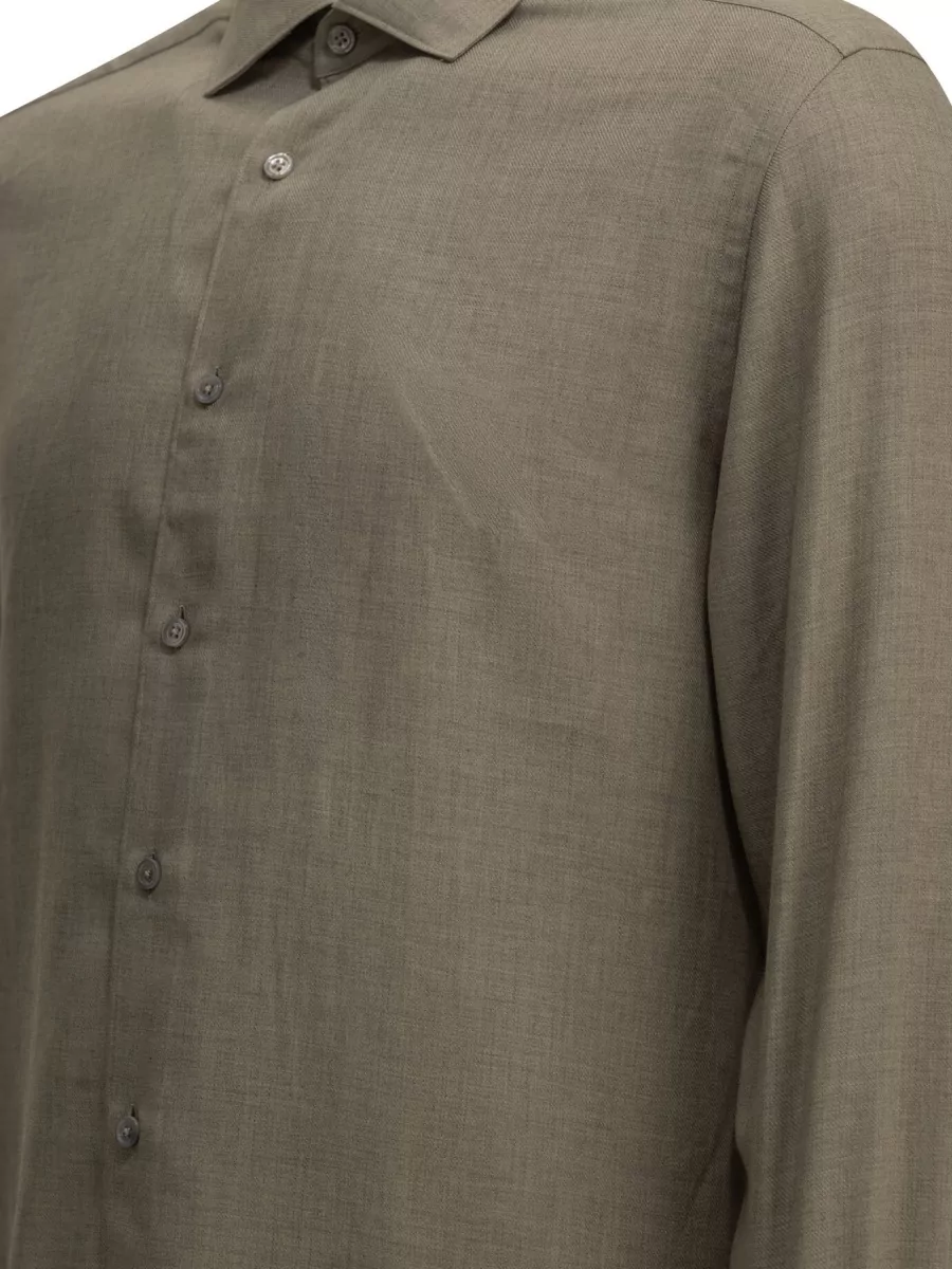 Zegna Cashmere Cotton Shirt