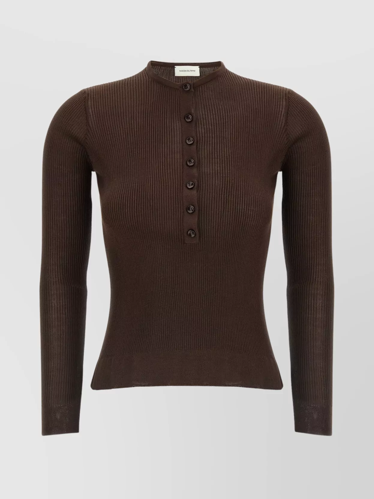 Magda Butrym Luxe Silk Knit Sweater