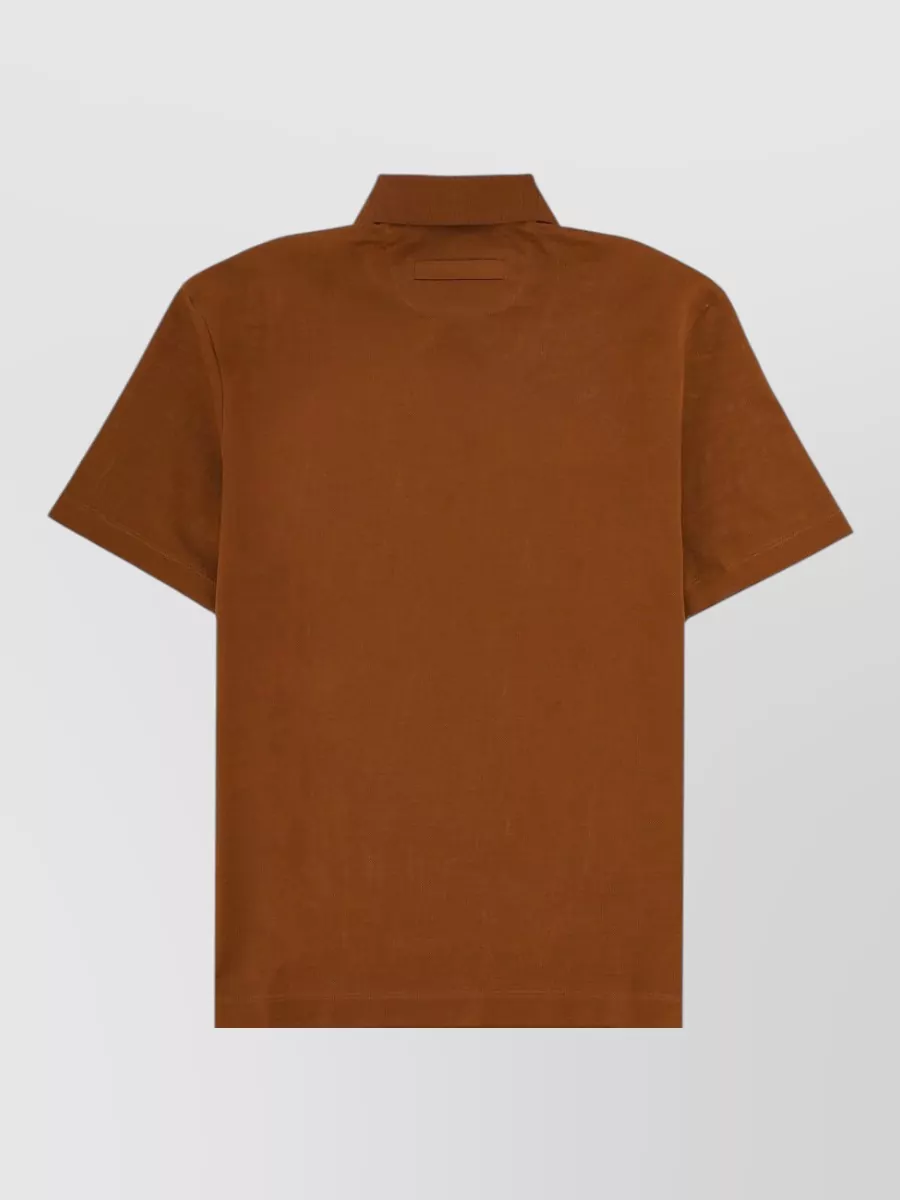 Zegna Cotton Regular-Fit Short-Sleeve Polo Shirt
