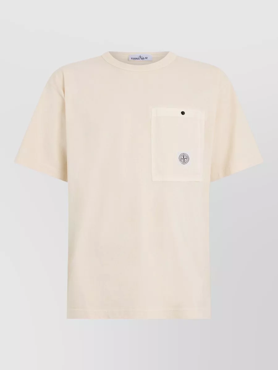 Stone Island cotton short-sleeve t-shirt