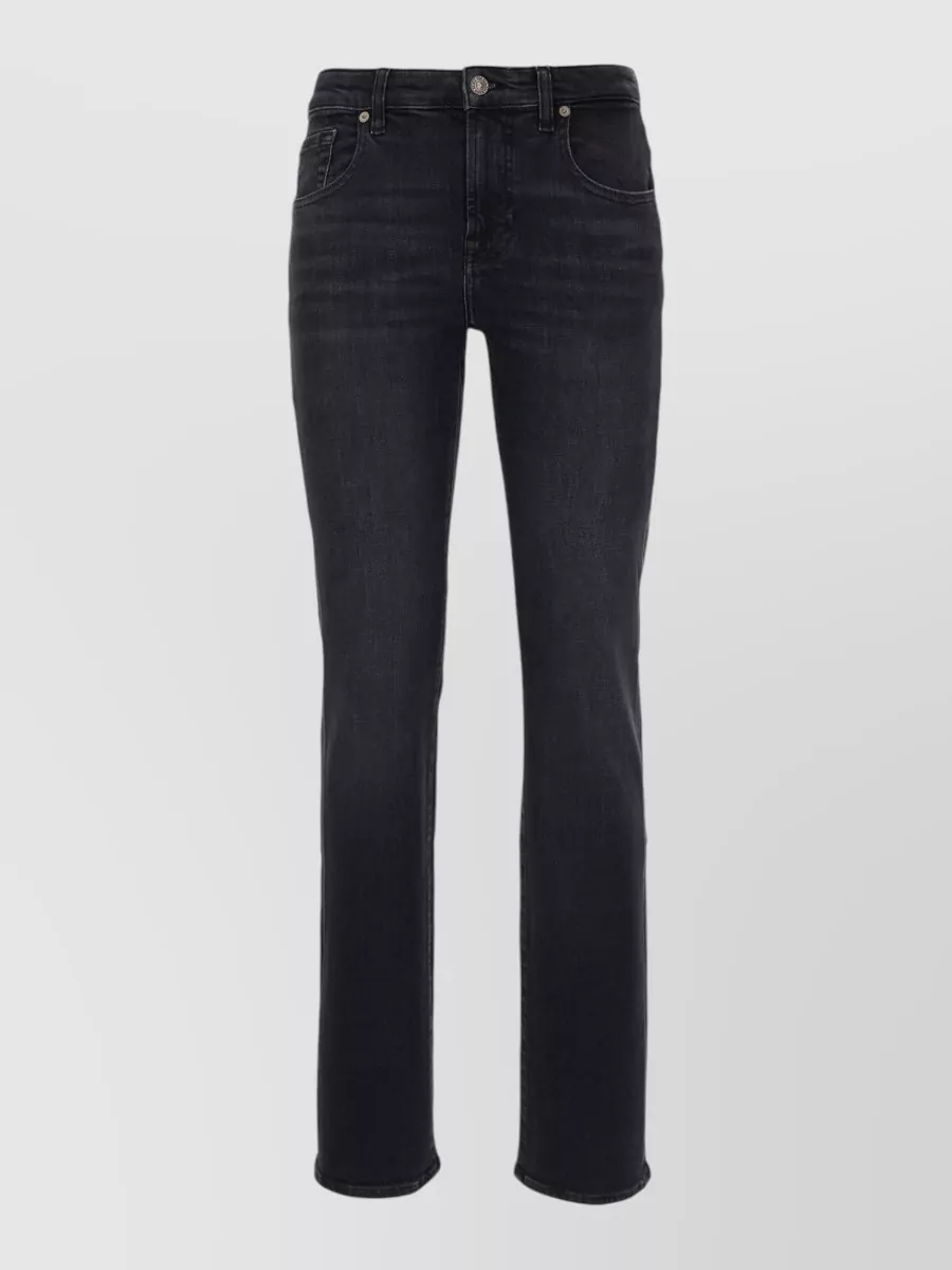 7 For All Mankind denim straight-leg jeans