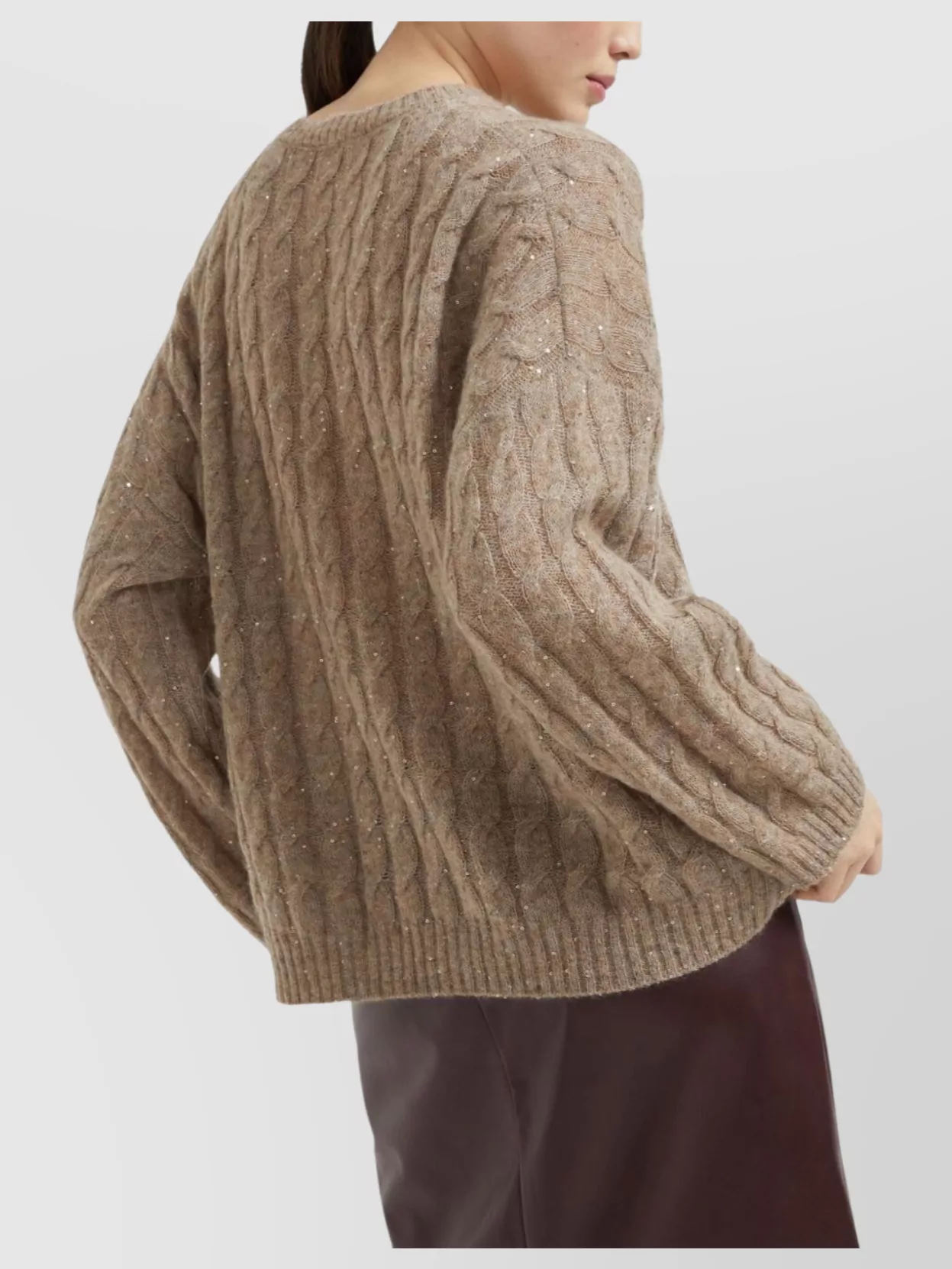 Brunello Cucinelli Wool Cable Knit Jumper