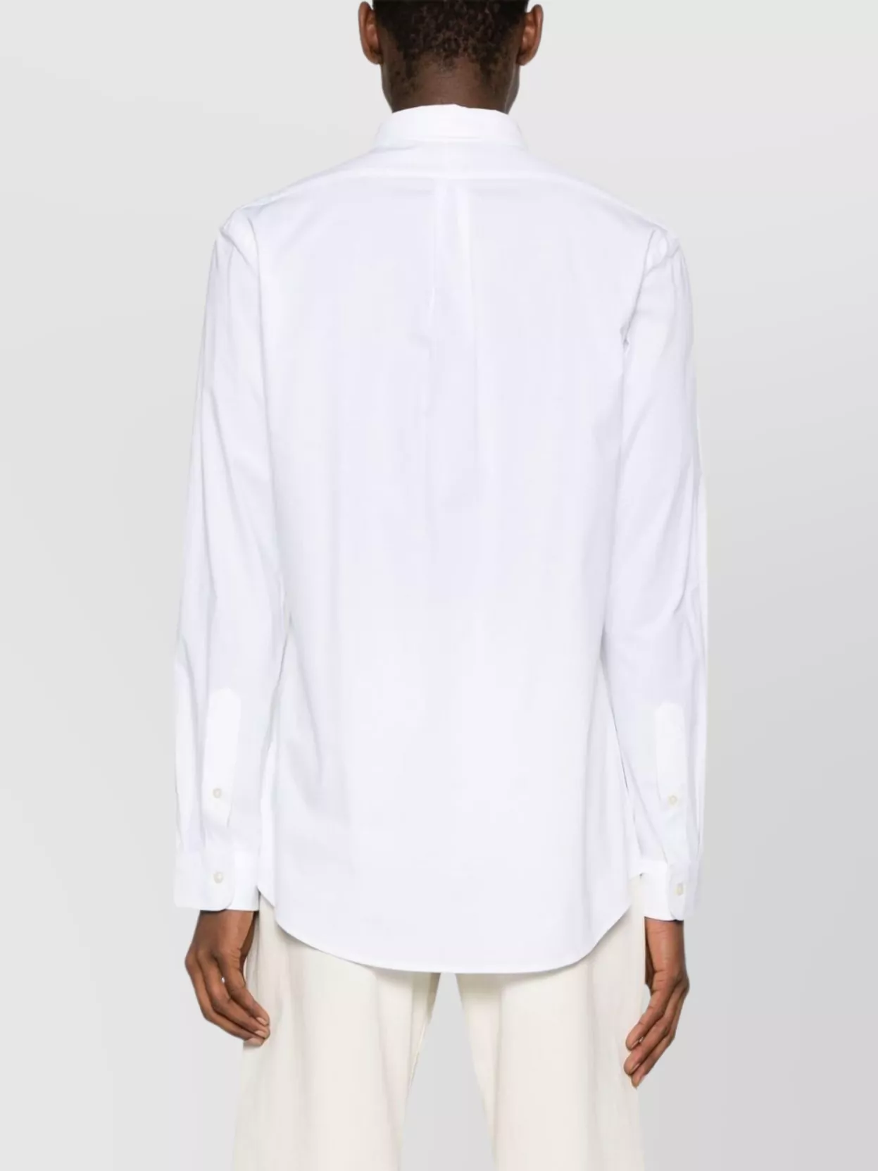 Ralph Lauren Tailored Cotton Shirt Button Accents