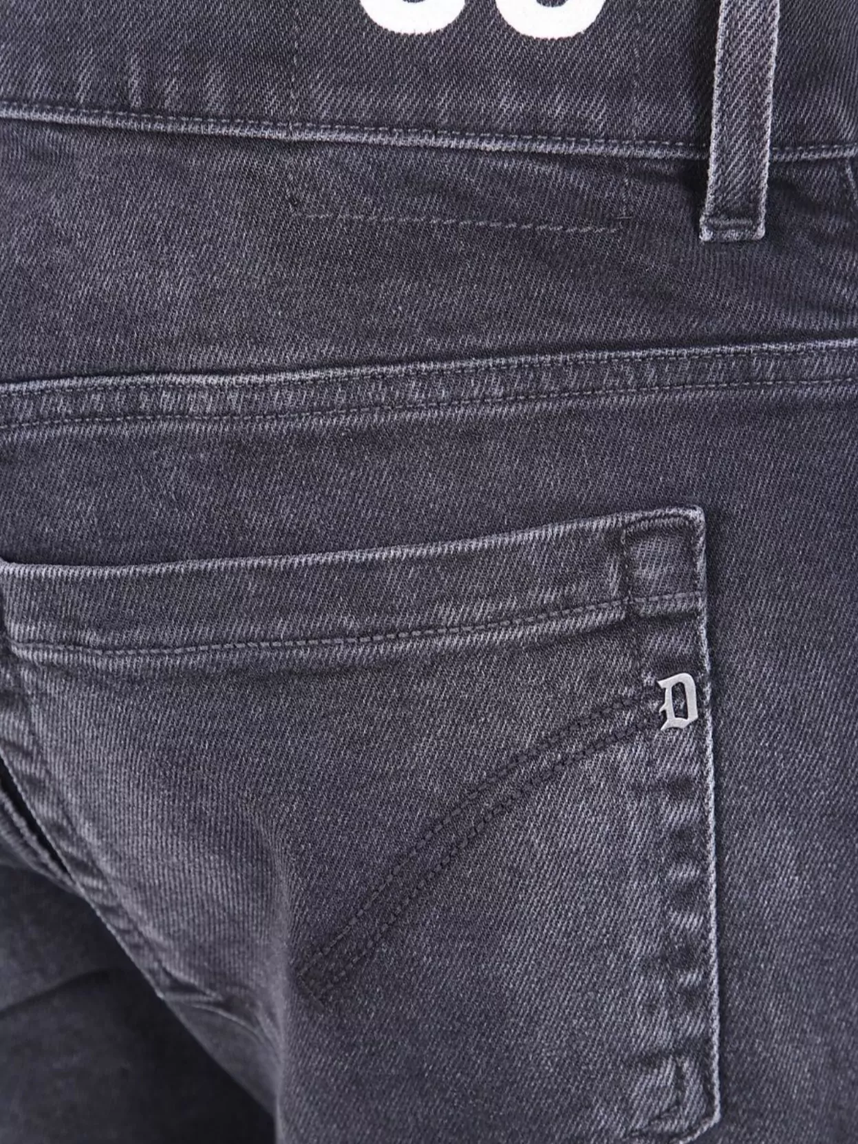 Dondup Casual Trousers Rolled Cuffs In Gray
