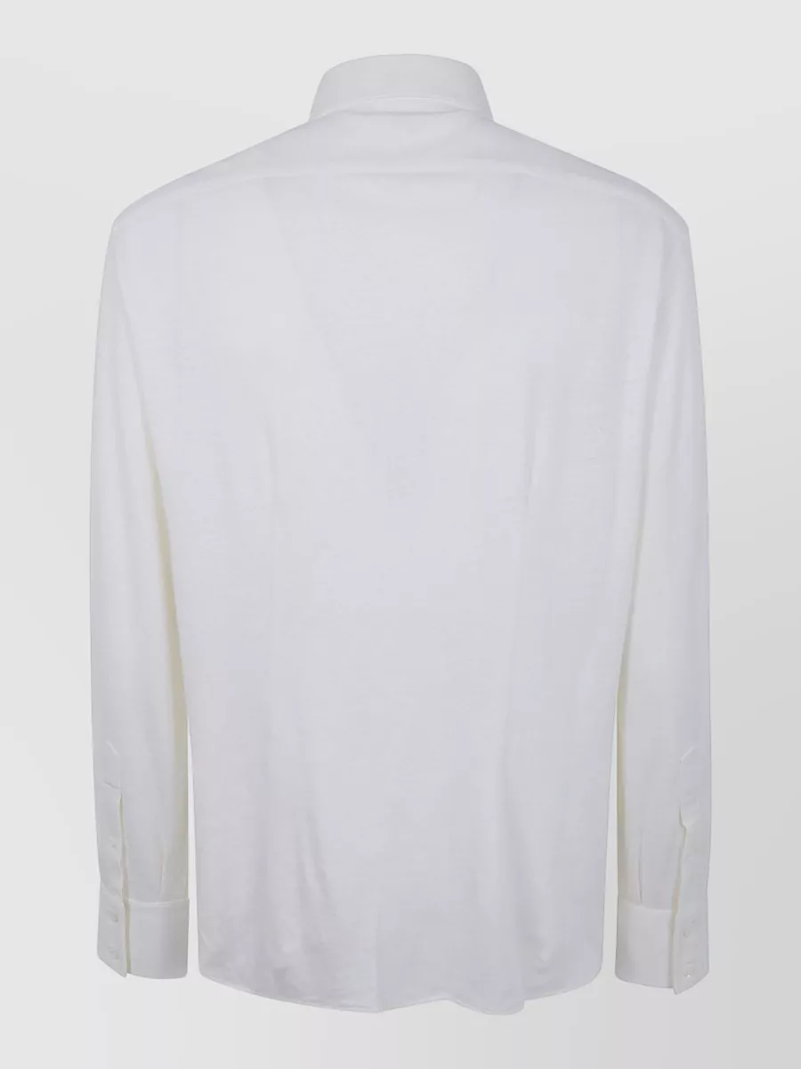 Brunello Cucinelli Linen Blend Classic Shirt