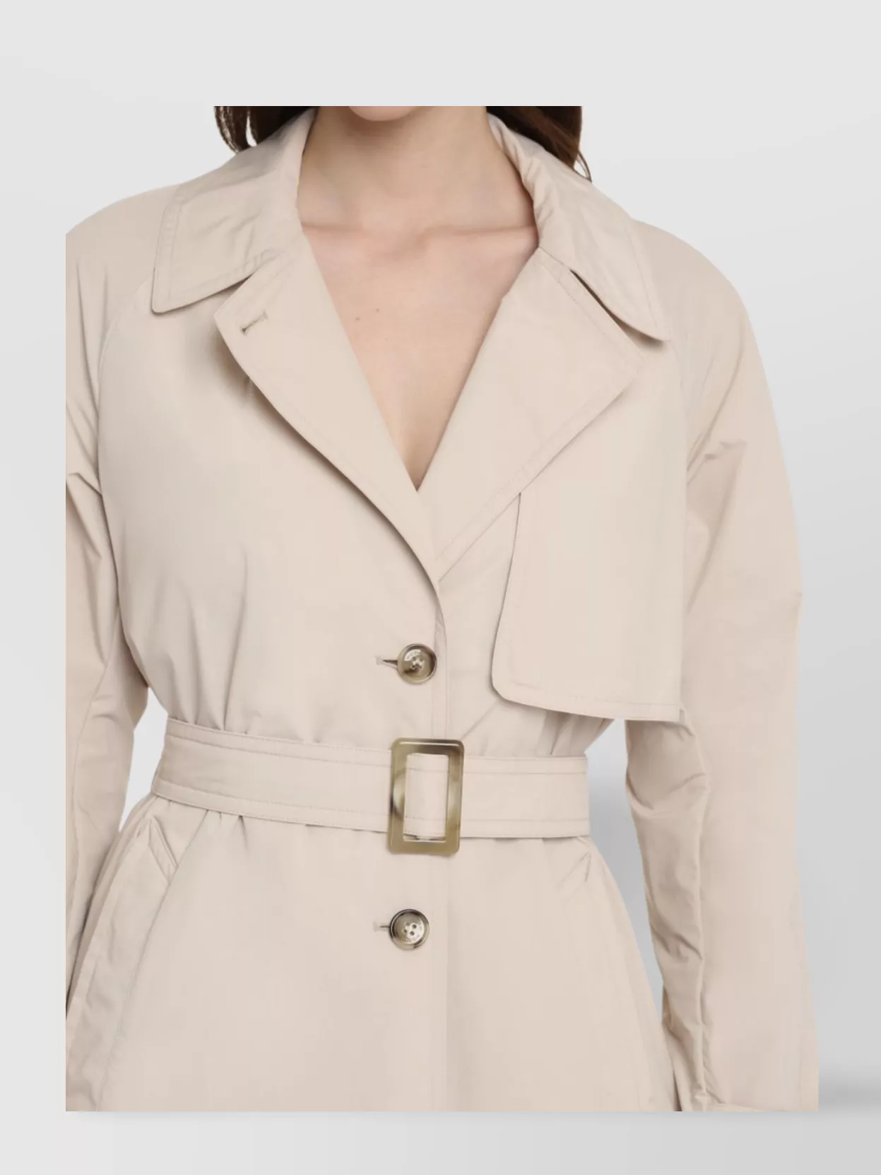 Woolrich Technical Fabric Trench Coat