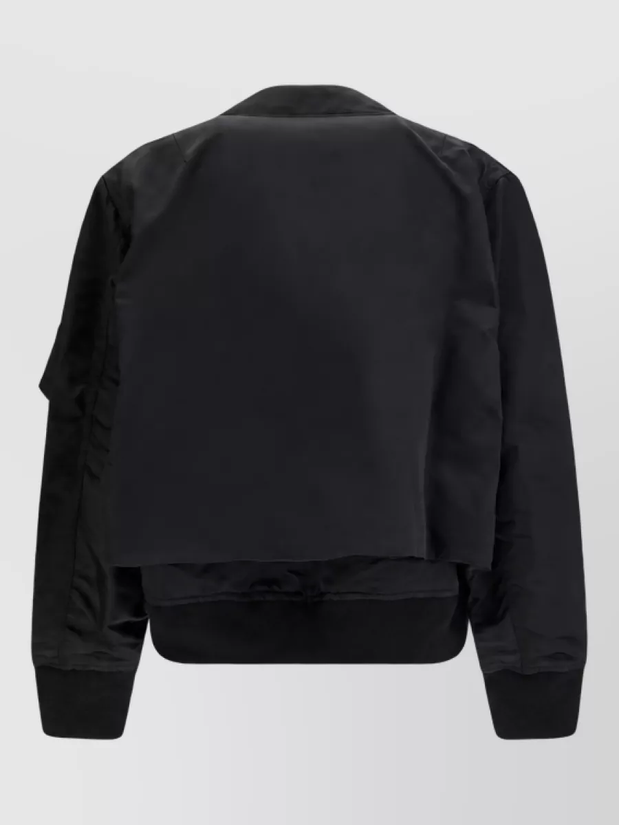 Sacai Cotton Nylon Cropped Padded Jacket