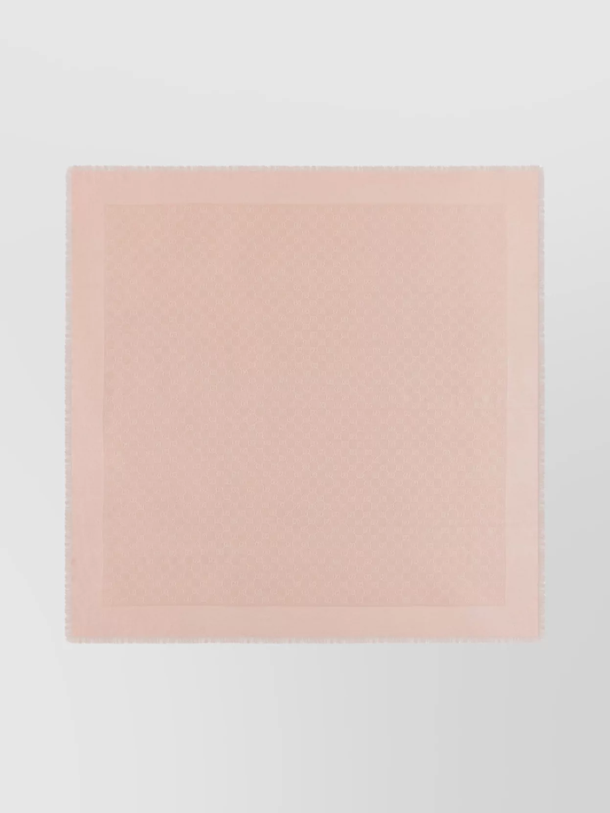 Gucci Sirens Monogram Silk Cotton Scarf In Pink