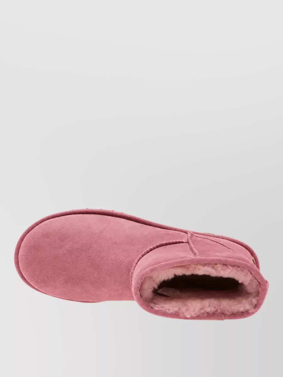 Ugg Shearling Suede Ankle Boots