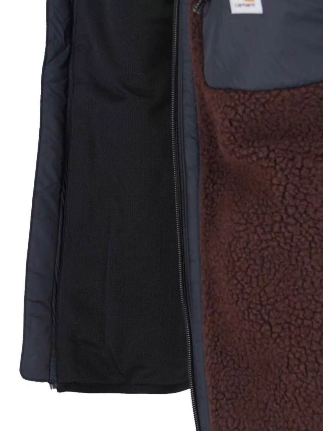 Carhartt Wip Fleece Jacket With High Collar And Pockets