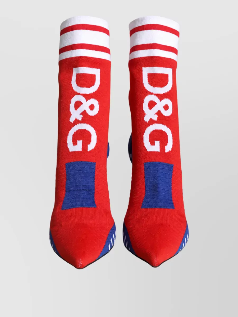 Dolce&Gabbana Stretch Sock Ankle Boots