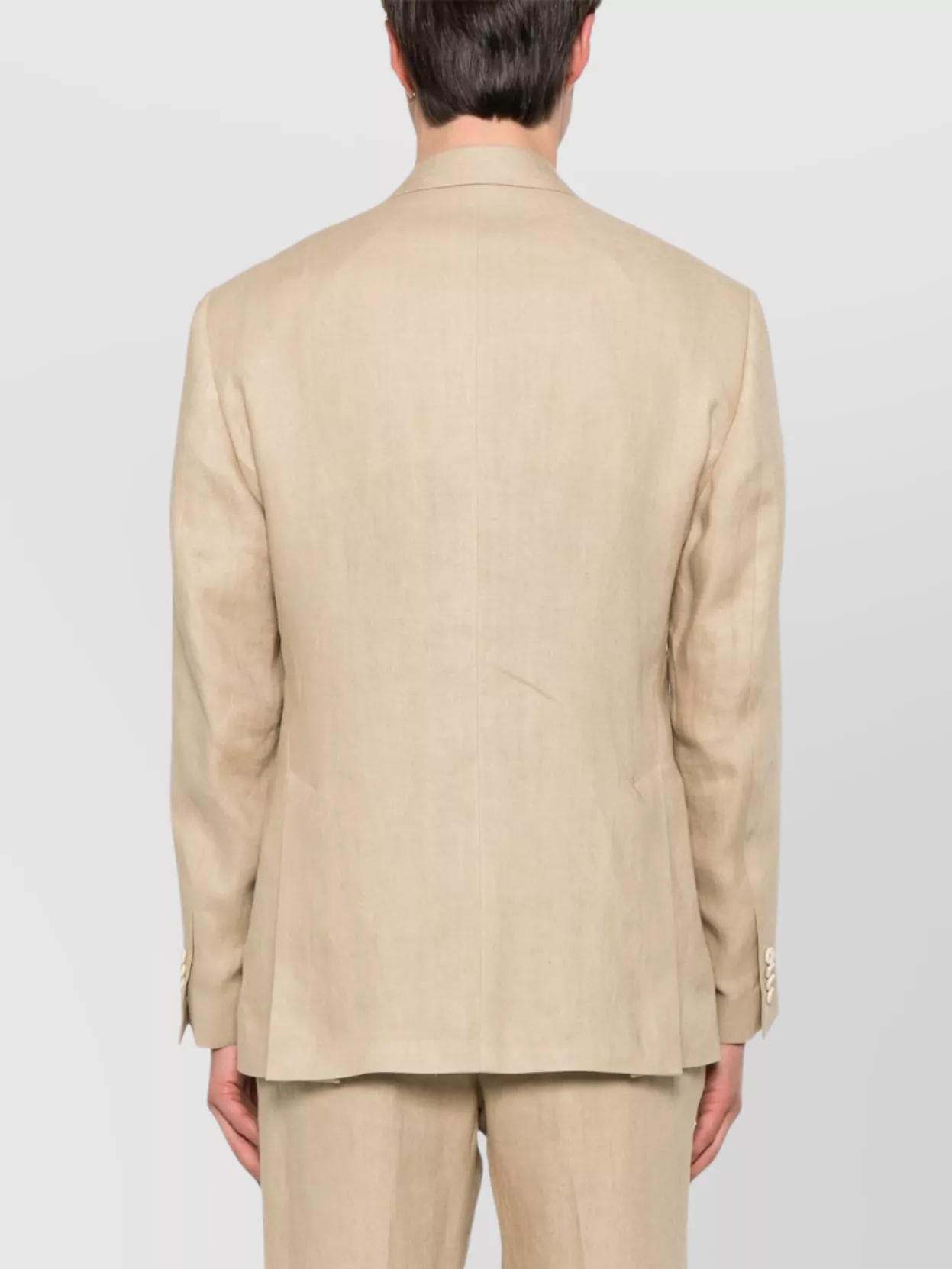 Lardini Sophisticated Single-breasted Blazer Rear Vents