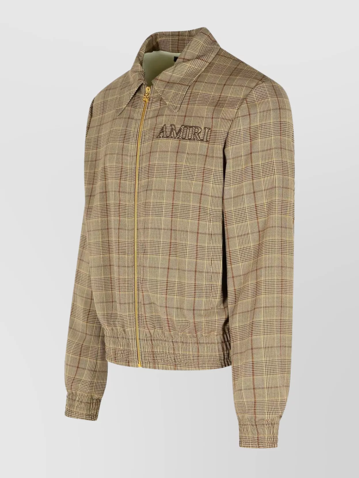 Amiri Virgin Wool Blend Jacket With Point Collar
