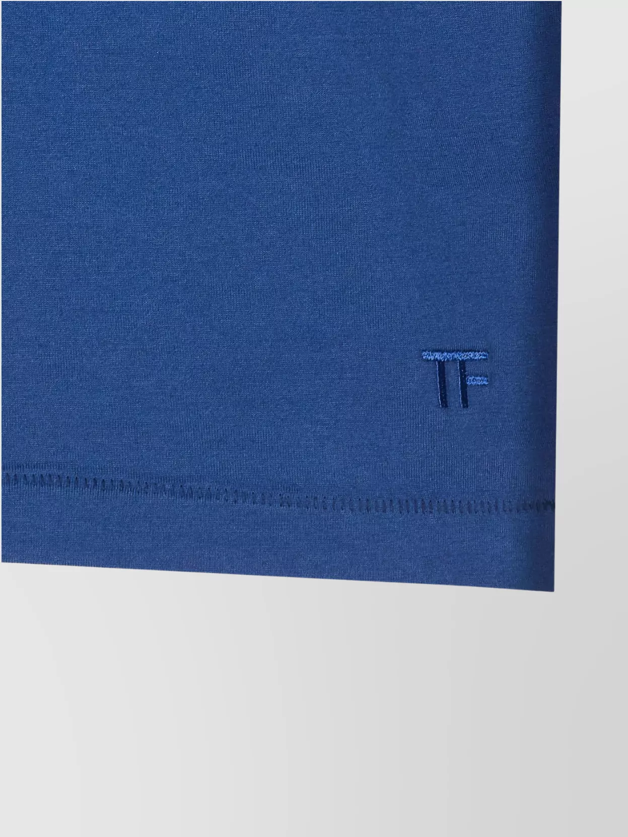 Tom Ford Crewneck T-Shirt Embroidered Logo