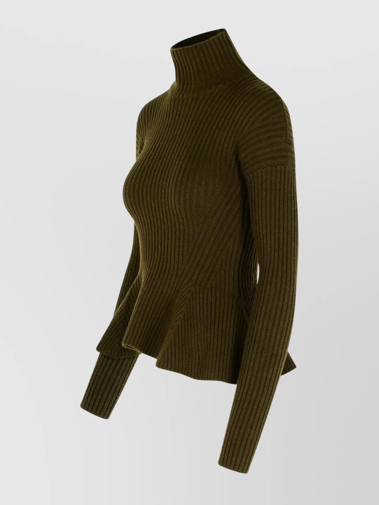 Max Mara Bolsena 1234 Turtleneck Peplum Sweater