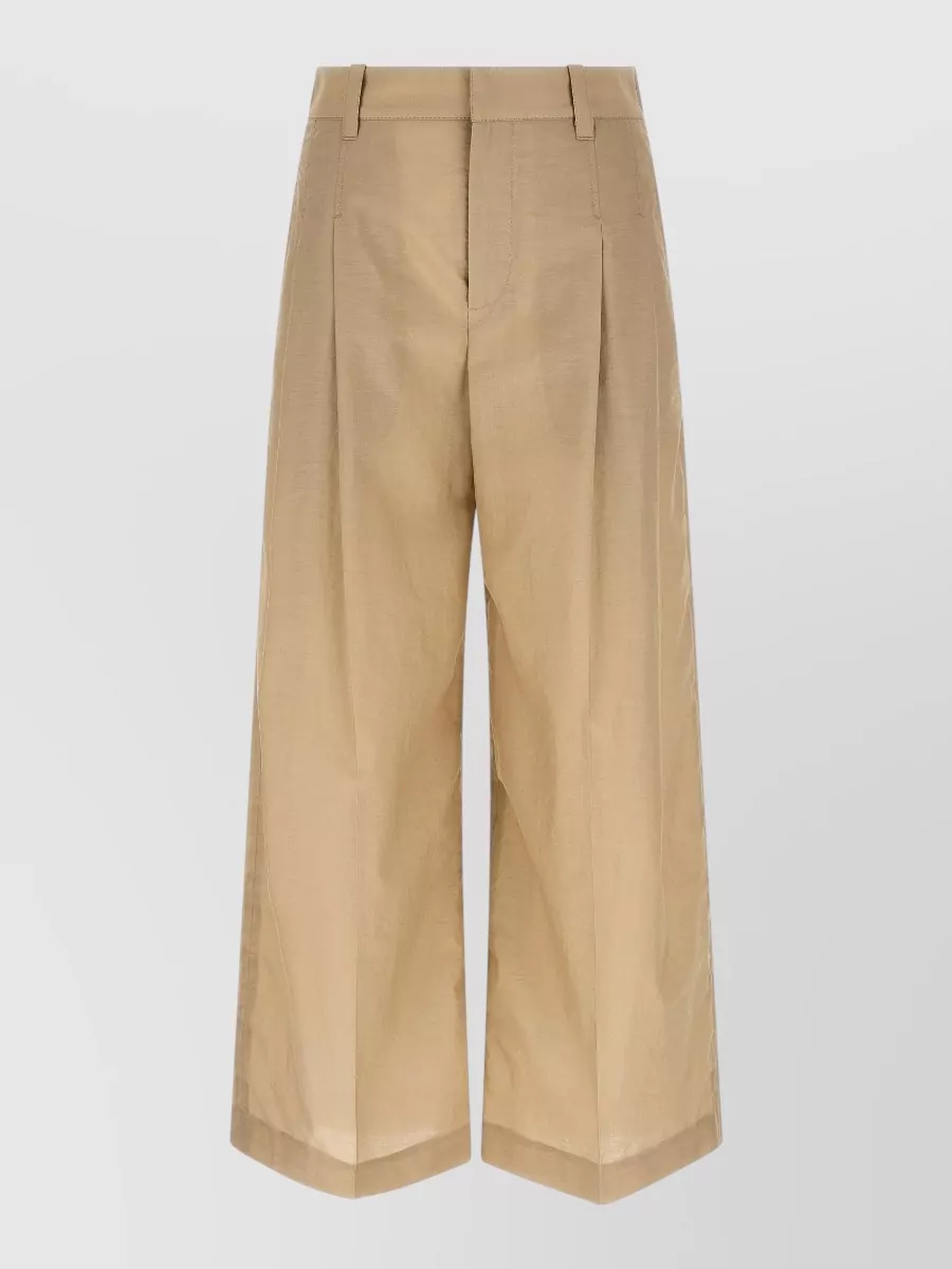 Brunello Cucinelli pleated wide-leg trousers