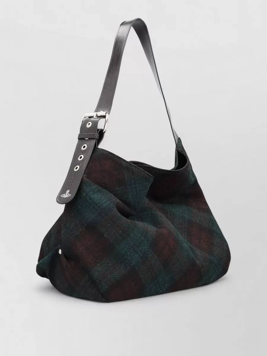 Vivienne Westwood Maxime Grande Harris Tweed Shoulder Bag