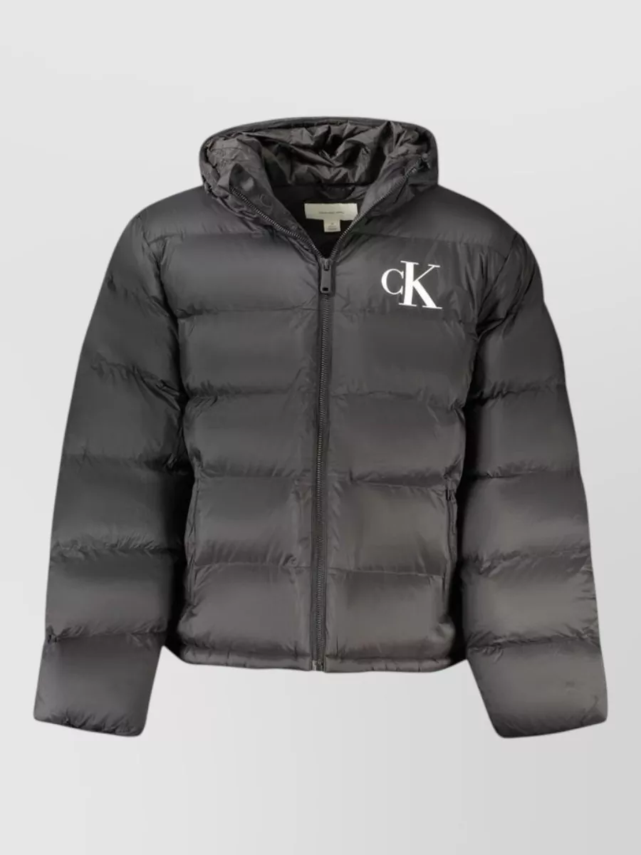 Calvin Klein padded hooded puffer jacket