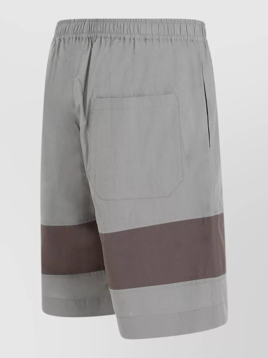 Craig Green Striped Cotton Bermuda Shorts