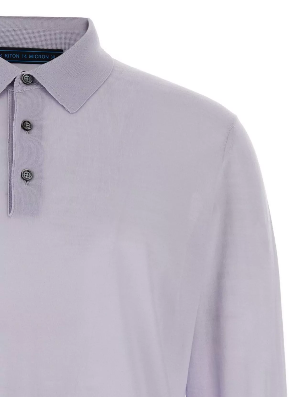 Kiton Ribbed Cuffs And Hem Polo Shirt