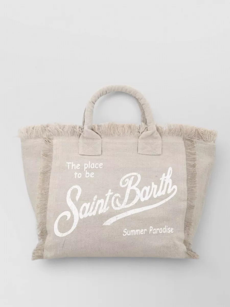 Mc2 Saint Barth Linen Beach Bag