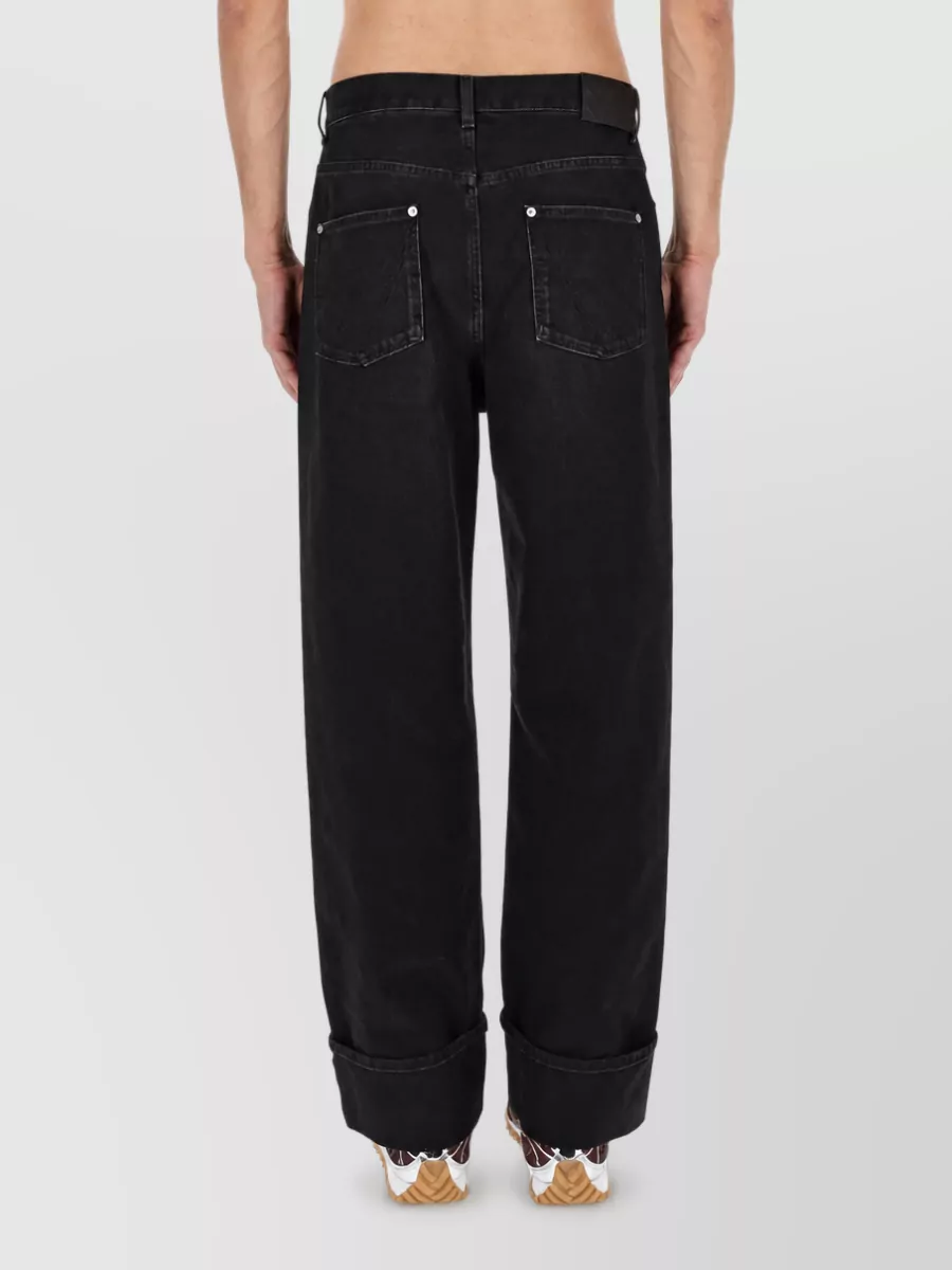 Bottega Veneta Folded Hem Denim Jeans