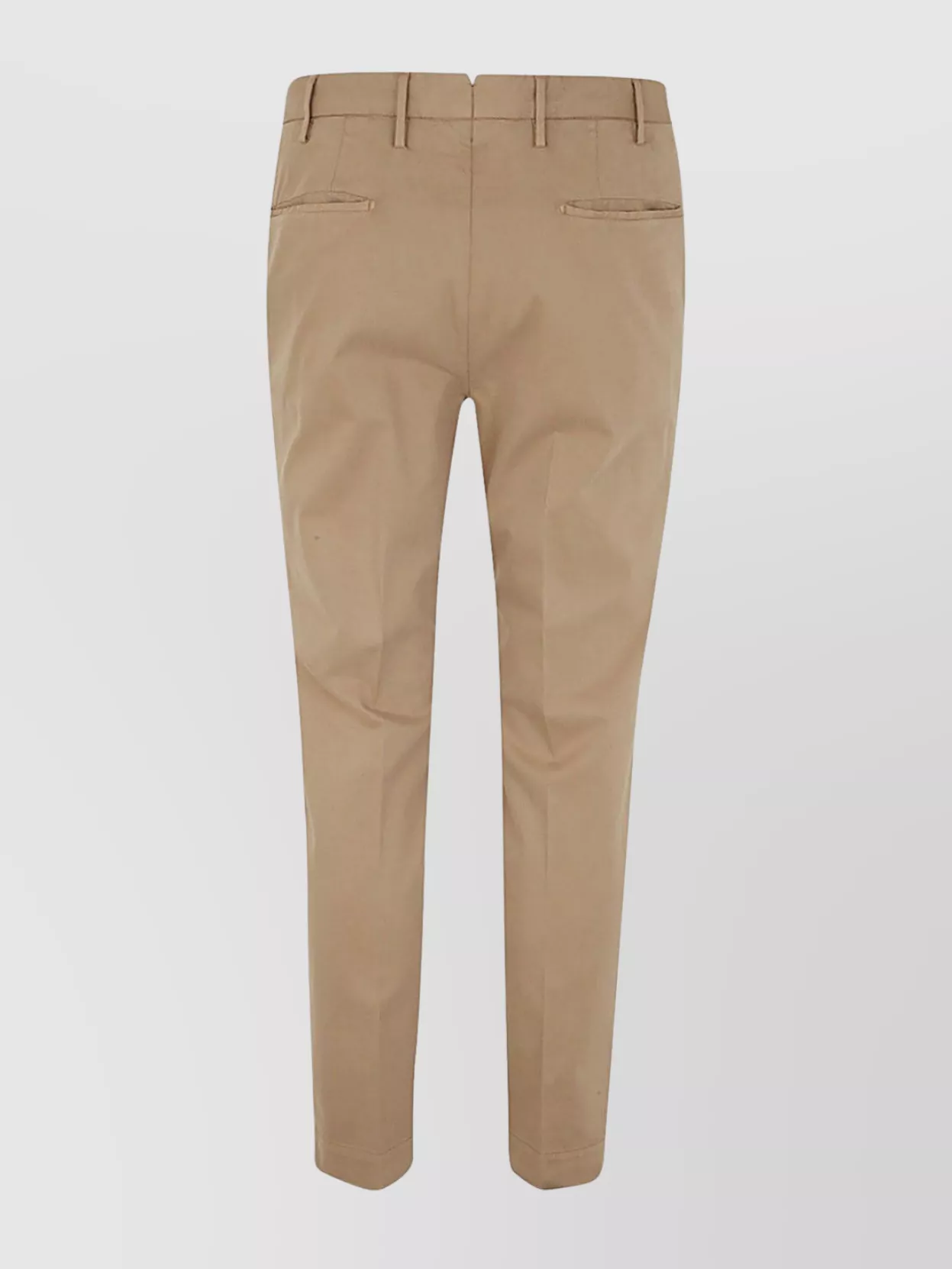 Incotex Cotton Trousers With Back And Side Pockets In Brown
