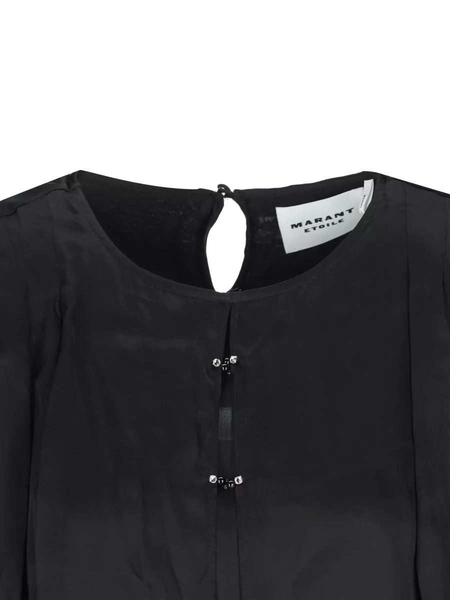 Isabel Marant Viscose Crystal Embellished Mini Dress