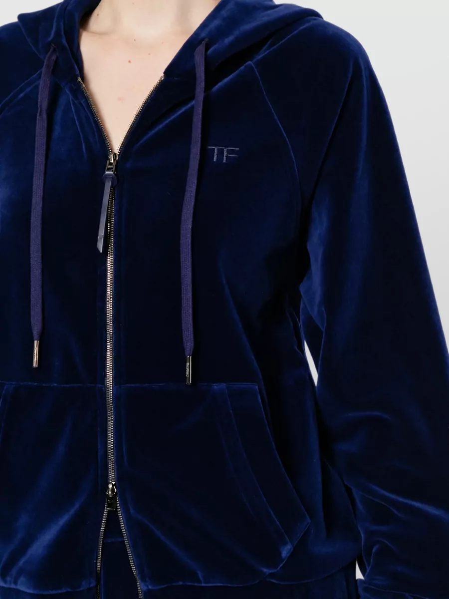 Tom Ford Velour Zip Hoodie