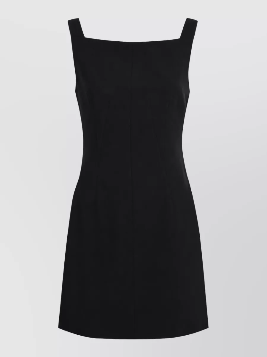 Givenchy Crepe Mini Dress In Black