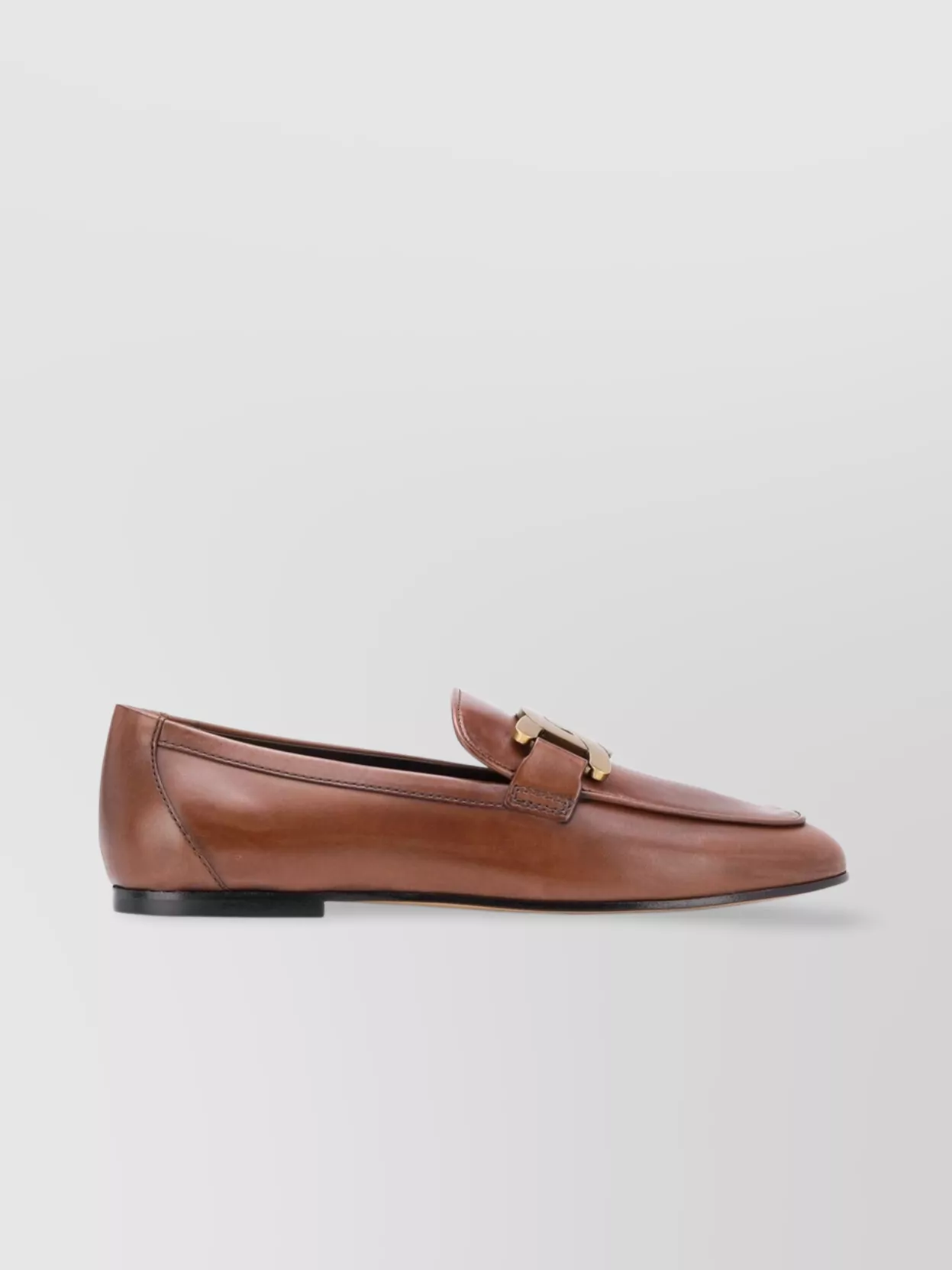 Tod's Kate Leather Loafers Gold-tone Hardware