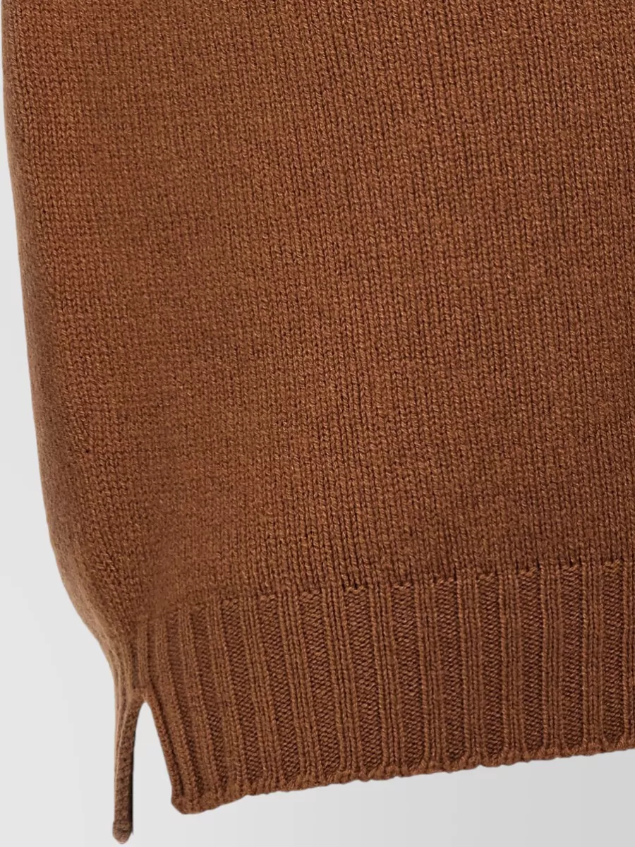 Ma'ry'ya Wool Blend Crew-Neck Sweater