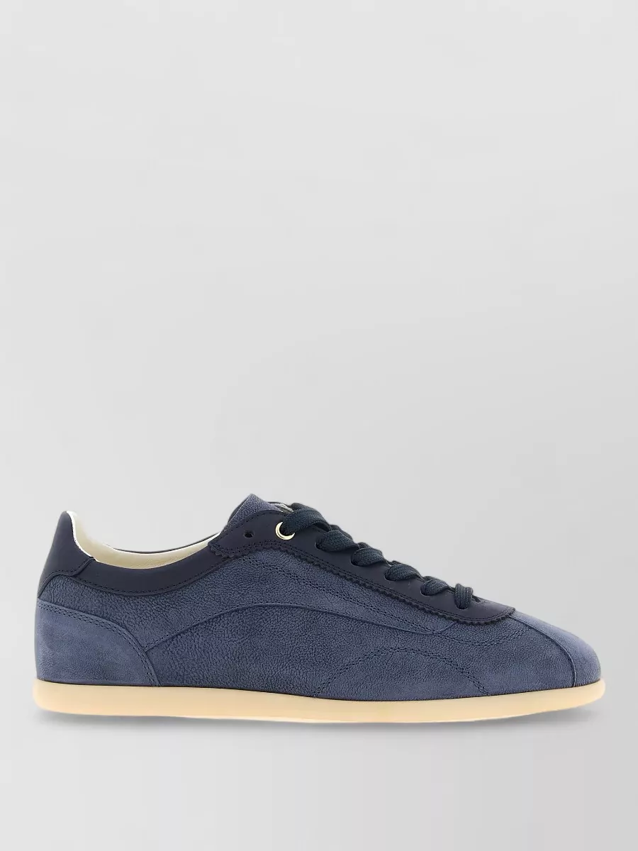 Brunello Cucinelli Leather Lace-Up Sneakers