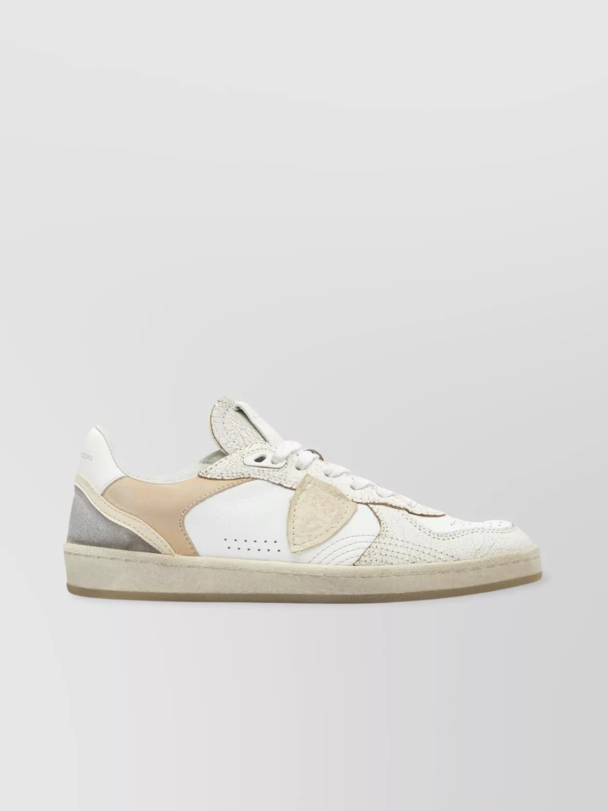 Philippe Model Panels Contrast Perforated Slip-on Rubber Sole