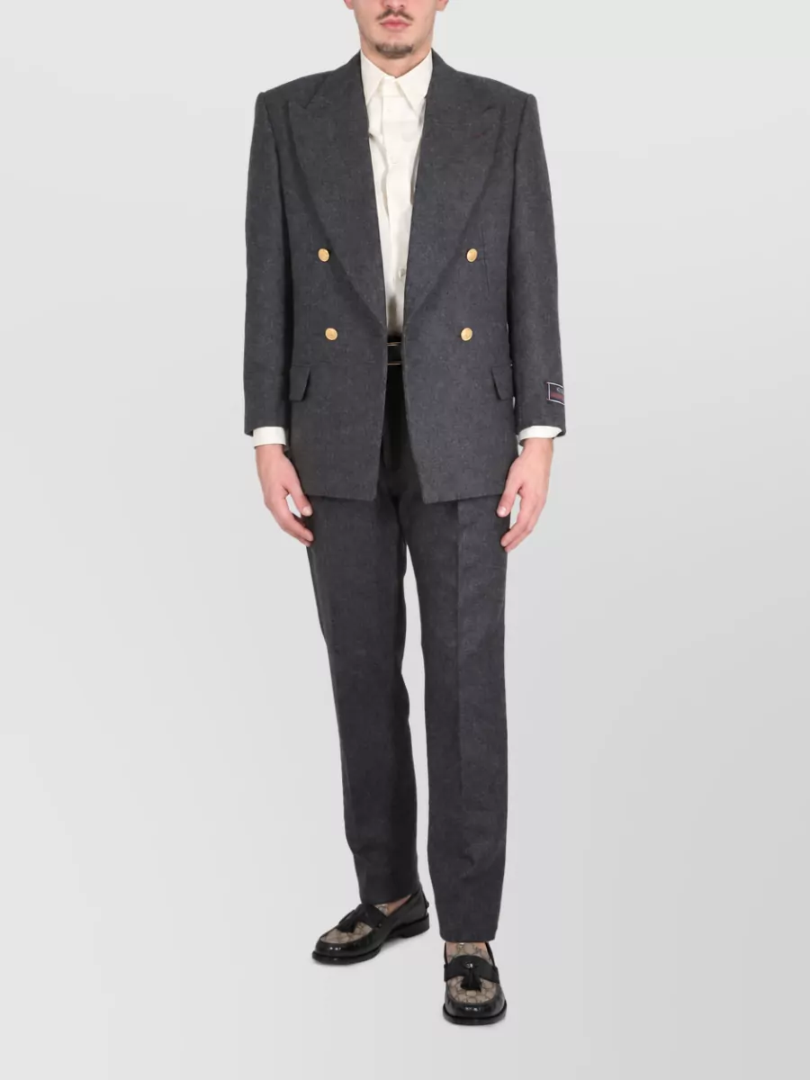 Gucci Cashmere Suit Trousers