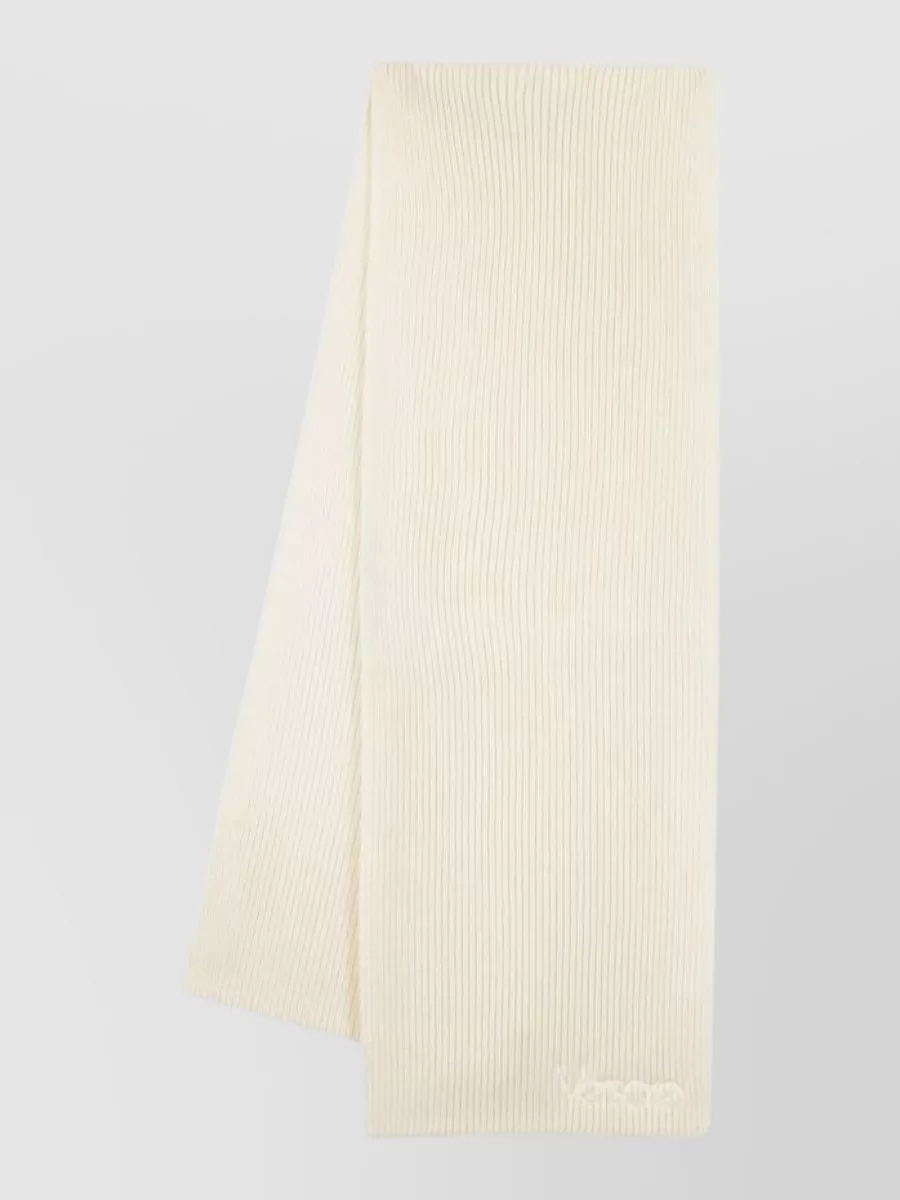 Versace cotton logo scarf