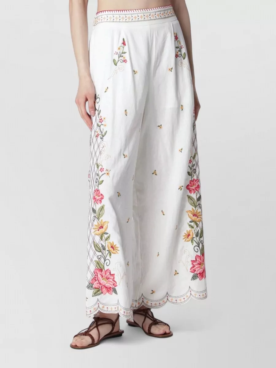 Farm Rio high-rise skirt