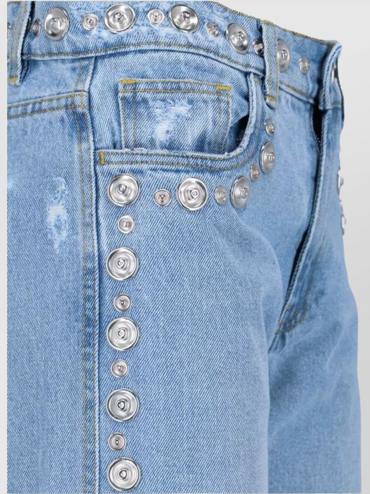 Coperni Straight Leg Trousers Studded Embellishments