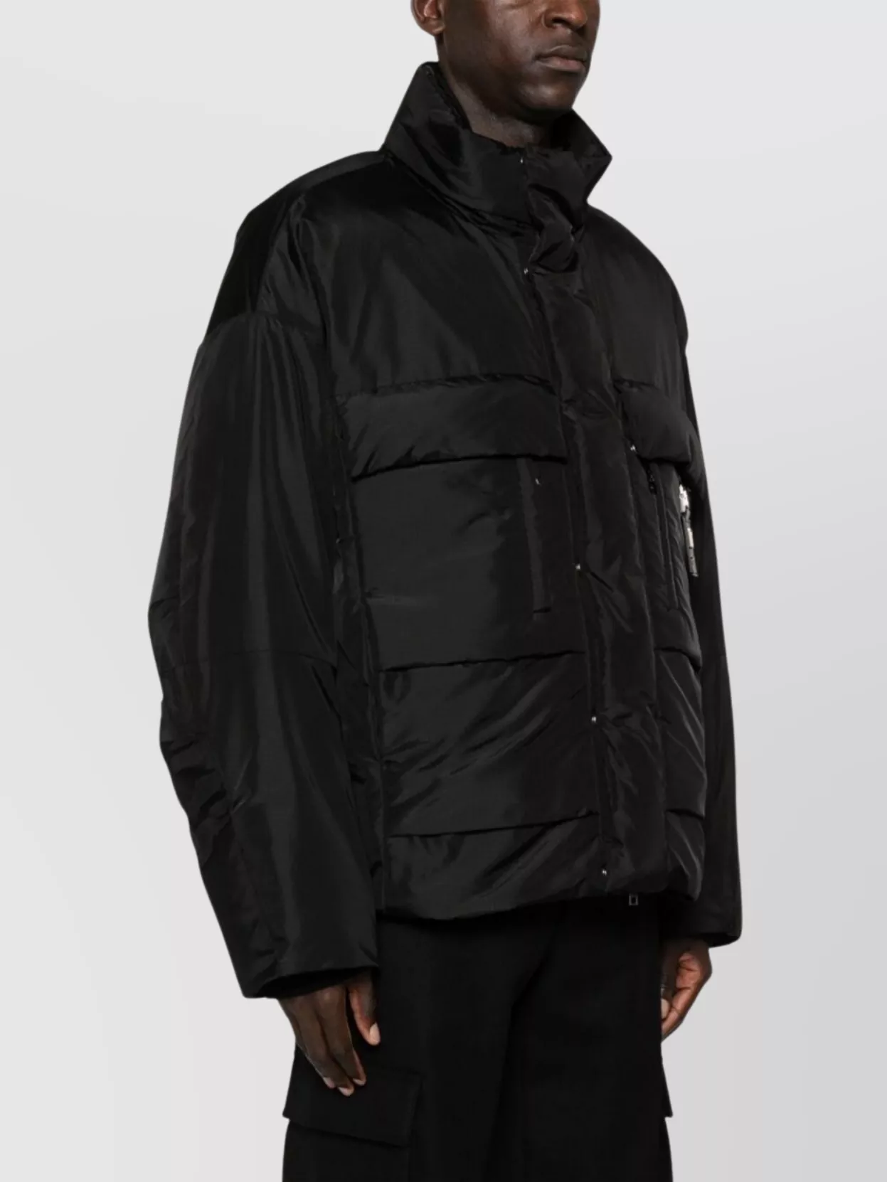 Wooyoungmi Utility Jacket With Multiple Pockets In Black