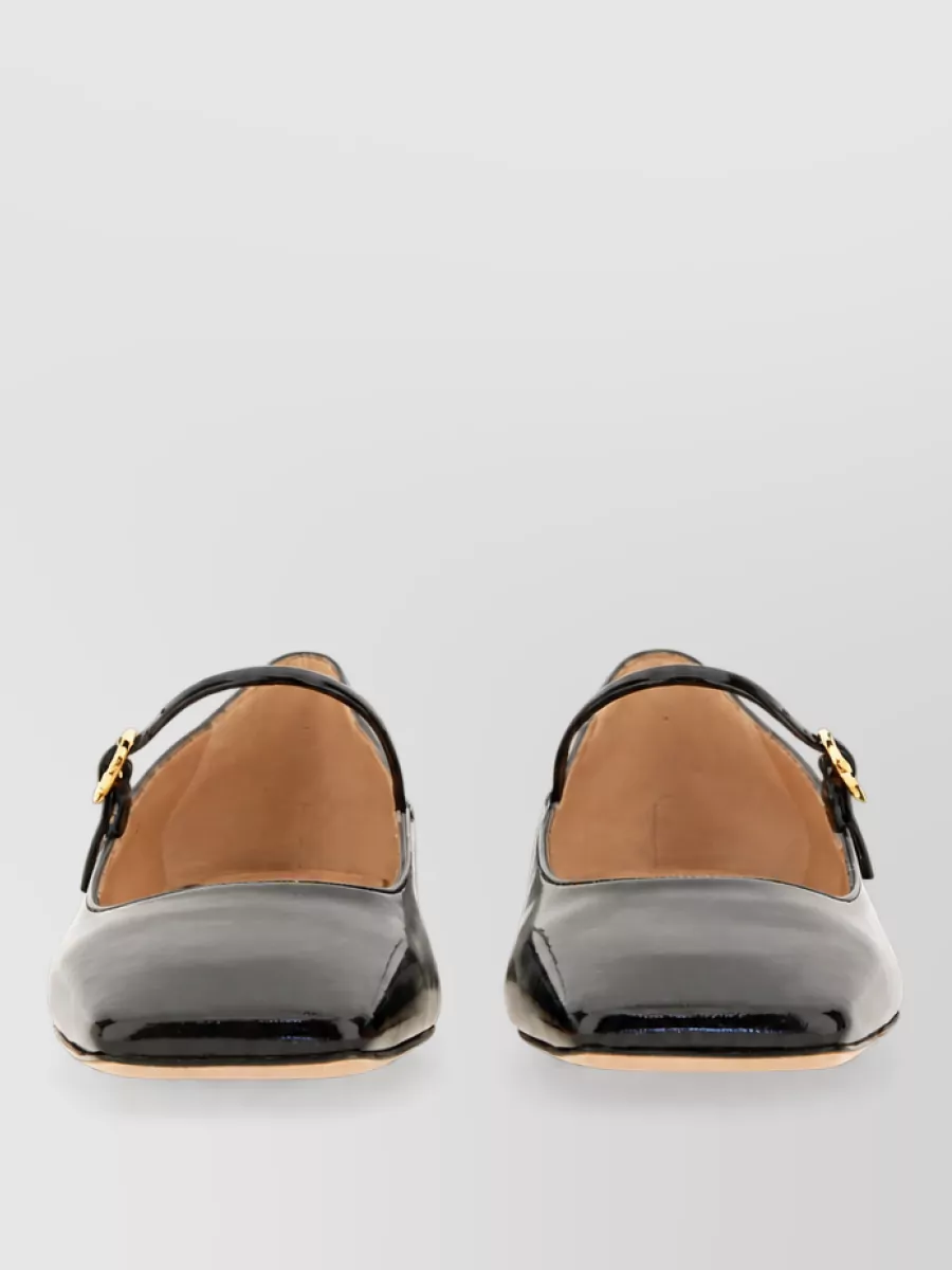 Gianvito Rossi Leather Ballerina Shoes