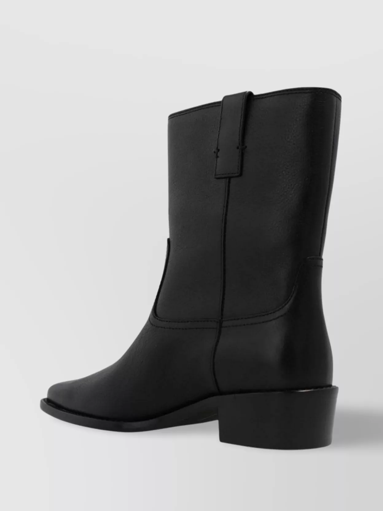 Tory Burch City Western Leather Ankle Boot